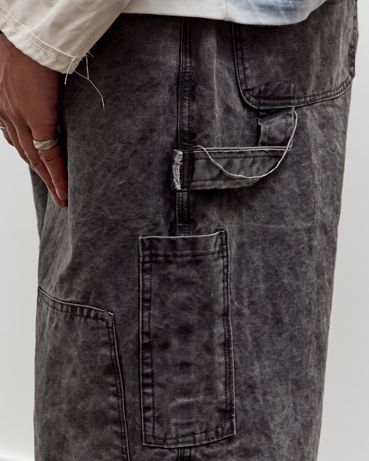 Camiel Fortgens Topless Overalls, Black Vintage Wash