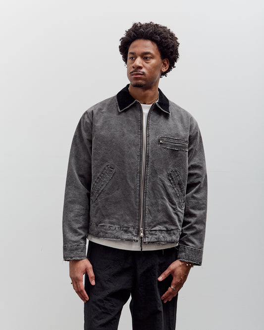 Camiel Fortgens Worker Jacket, Black Vintage Wash