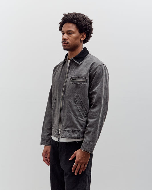 Camiel Fortgens Worker Jacket, Black Vintage Wash