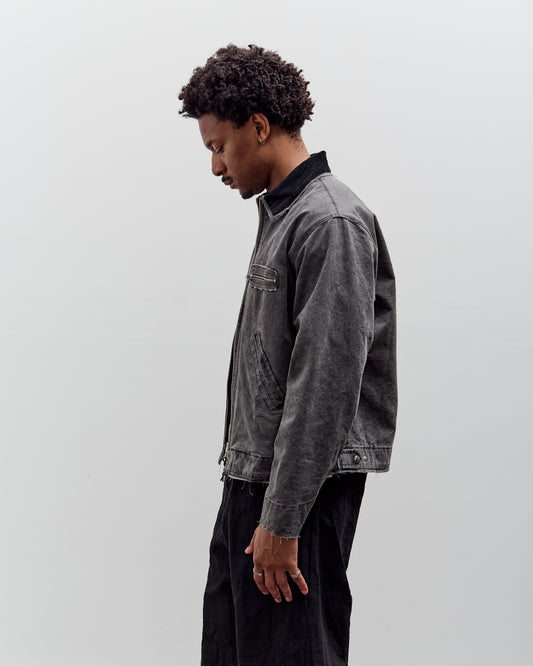 Camiel Fortgens Worker Jacket, Black Vintage Wash