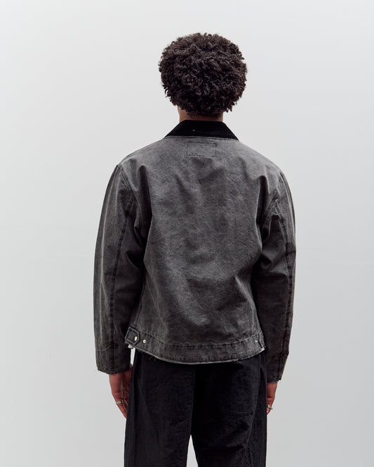 Camiel Fortgens Worker Jacket, Black Vintage Wash