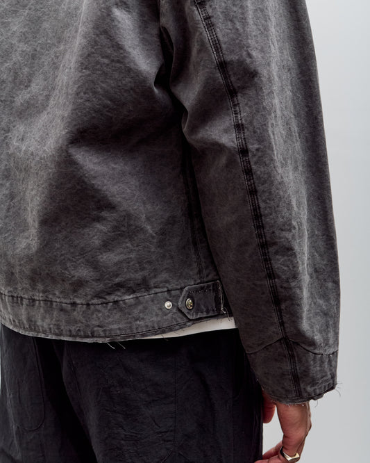Camiel Fortgens Worker Jacket, Black Vintage Wash
