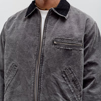 Camiel Fortgens Worker Jacket, Black Vintage Wash