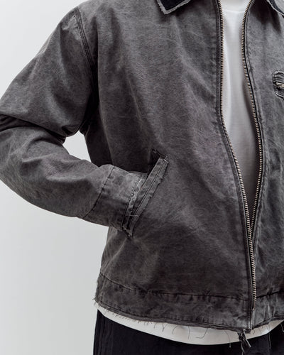 Camiel Fortgens Worker Jacket, Black Vintage Wash