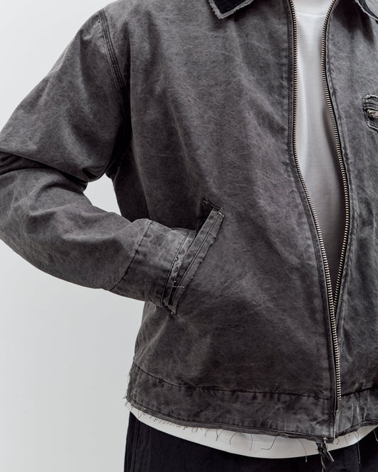 Camiel Fortgens Worker Jacket, Black Vintage Wash