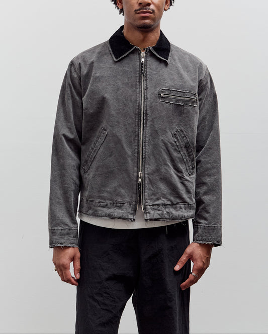 Camiel Fortgens Worker Jacket, Black Vintage Wash