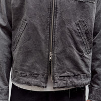 Camiel Fortgens Worker Jacket, Black Vintage Wash