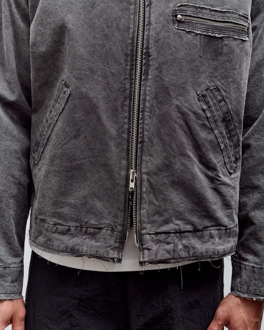 Camiel Fortgens Worker Jacket, Black Vintage Wash