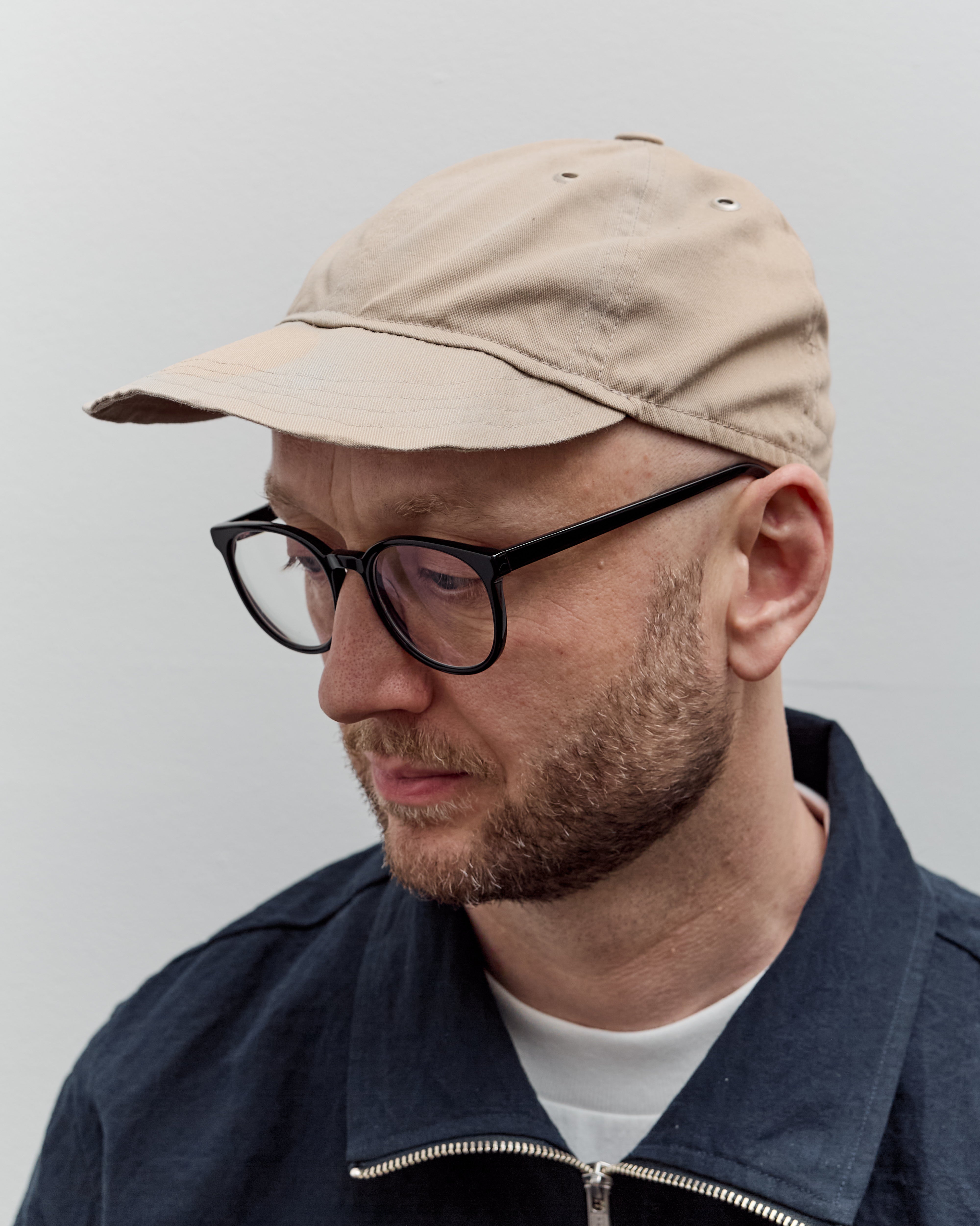 CAMIEL FORTGENS CAP 3トーン コットン 24SS FREE Camiel Fortgens Cap, Sand – Glasswing