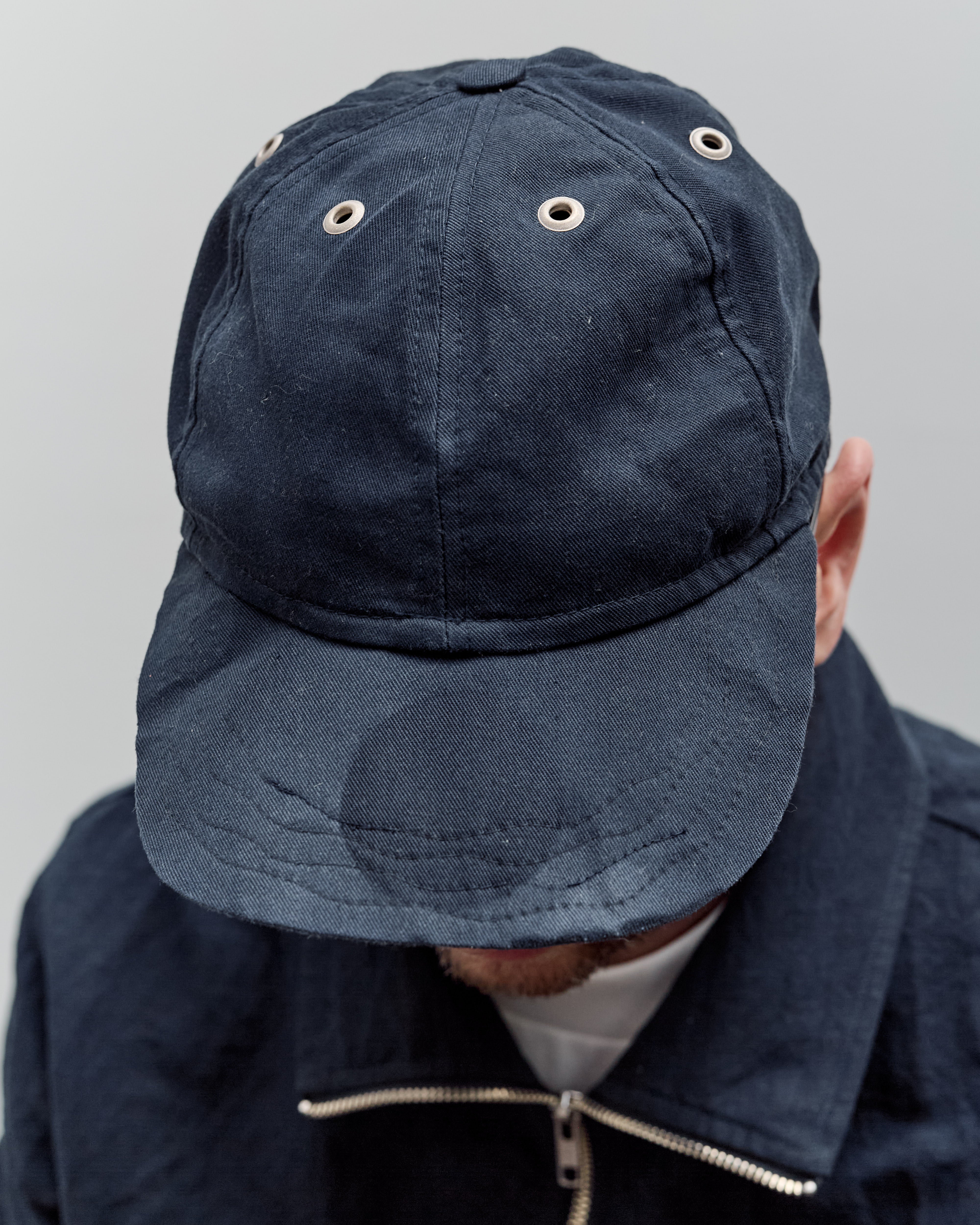 CAMIEL FORTGENS CAP 3トーン コットン 24SS FREE Camiel Fortgens Cap, Navy – Glasswing