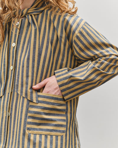 Cawley Dorothy Shirt, Mustard, Navy