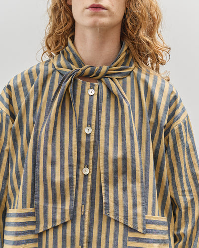 Cawley Dorothy Shirt, Mustard, Navy