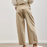 Cawley Georgia Trouser, Sun/Grey Stripe