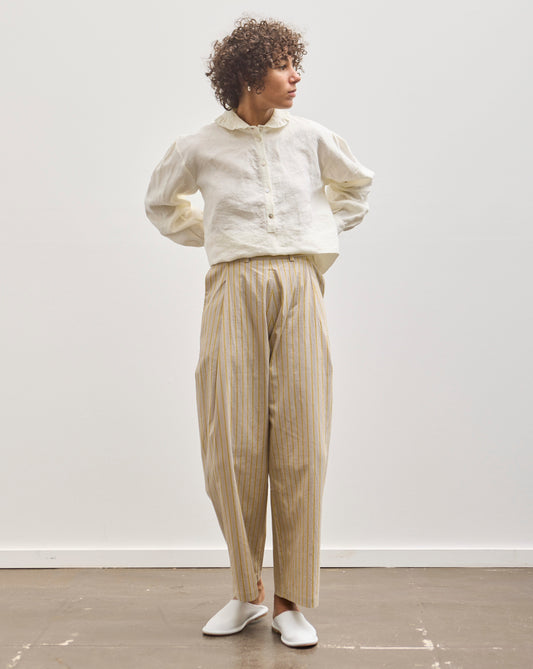 Cawley Georgia Trouser, Sun/Grey Stripe