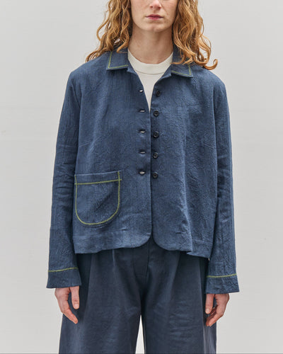 Cawley Japanese Stitch Lillie Jaket, Dark Indigo