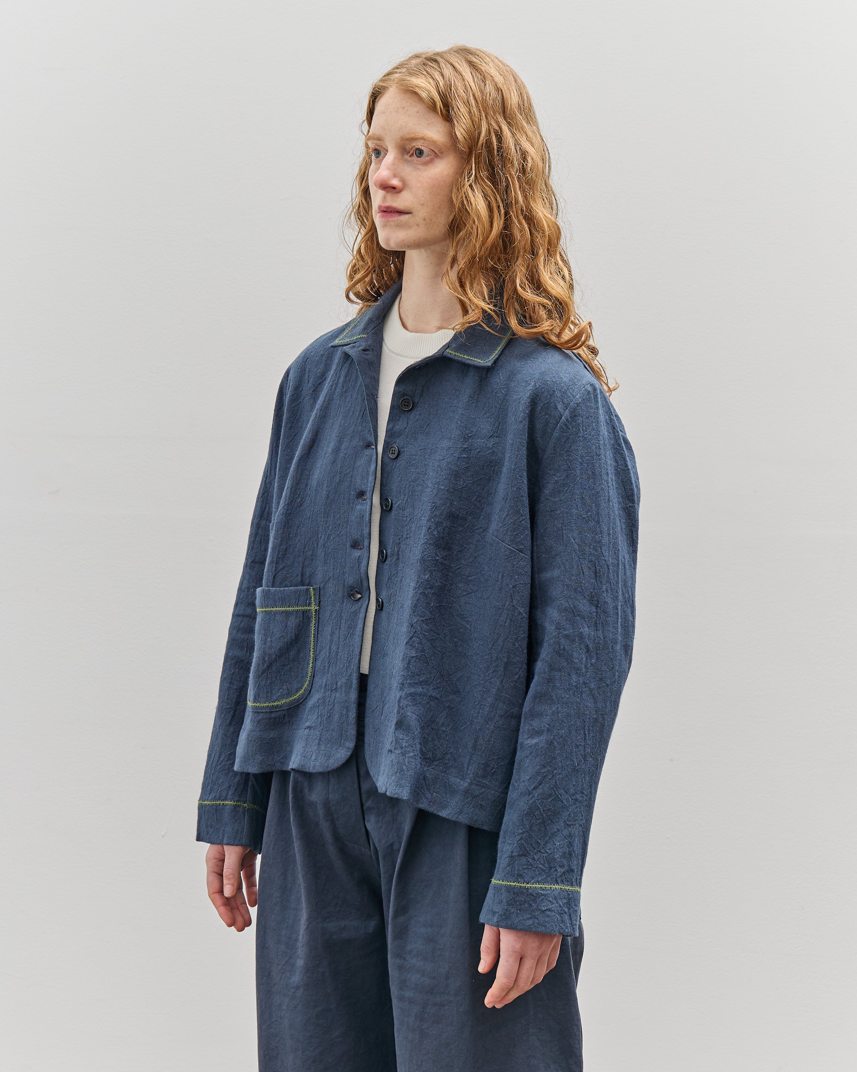 Cawley Japanese Stitch Lillie Jaket, Dark Indigo – Glasswing