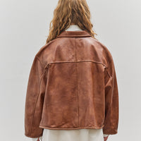 Cawley Leather Flying Jacket, Tan