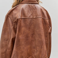 Cawley Leather Flying Jacket, Tan