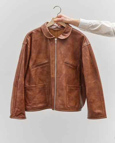 Cawley Leather Flying Jacket, Tan