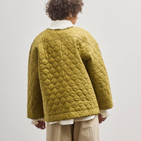 Cawley Liner Jacket Quilted Oilskin, Seaweed Salad