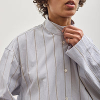 Cawley Pullover Shirt, Blue/White/Navy