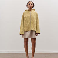 Cawley Jacquard Zip Up Hoody, Celery