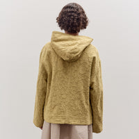 Cawley Jacquard Zip Up Hoody, Celery