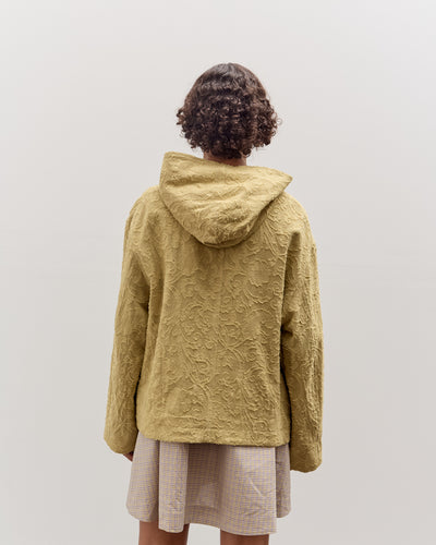 Cawley Jacquard Zip Up Hoody, Celery