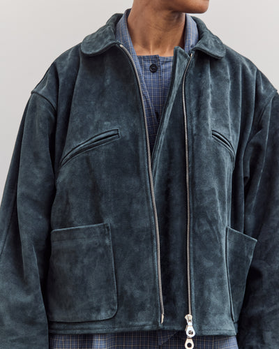 Suede Flying Jacket, Midnight