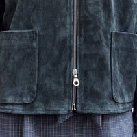 Suede Flying Jacket, Midnight