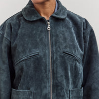 Suede Flying Jacket, Midnight