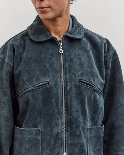 Suede Flying Jacket, Midnight
