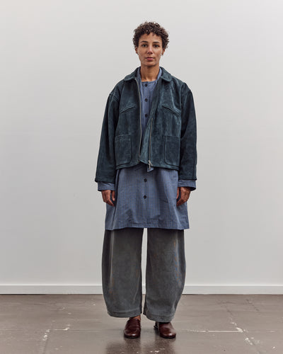Suede Flying Jacket, Midnight