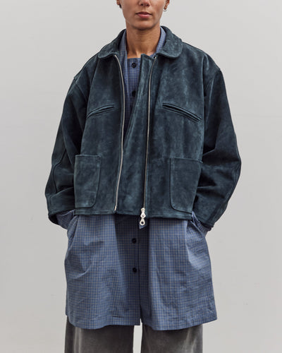 Suede Flying Jacket, Midnight