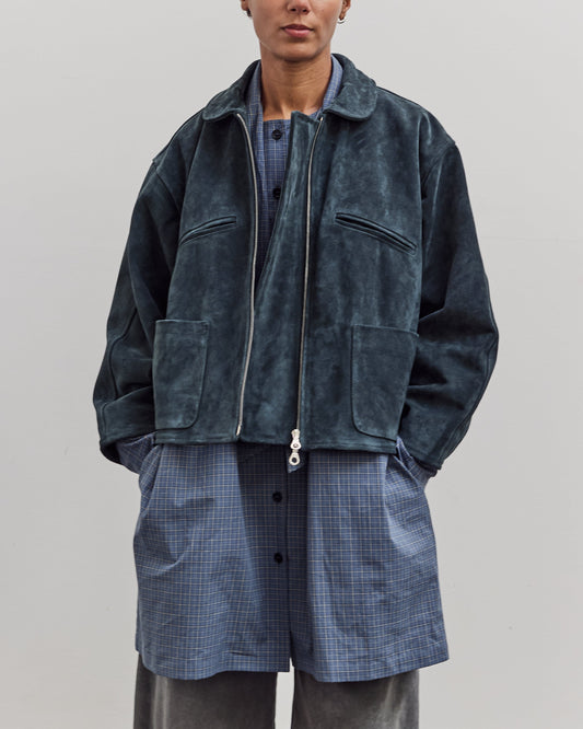 Suede Flying Jacket, Midnight
