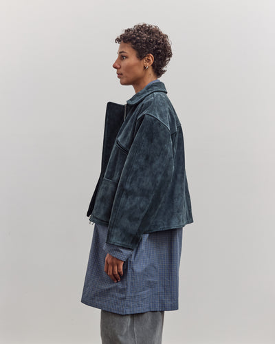 Suede Flying Jacket, Midnight