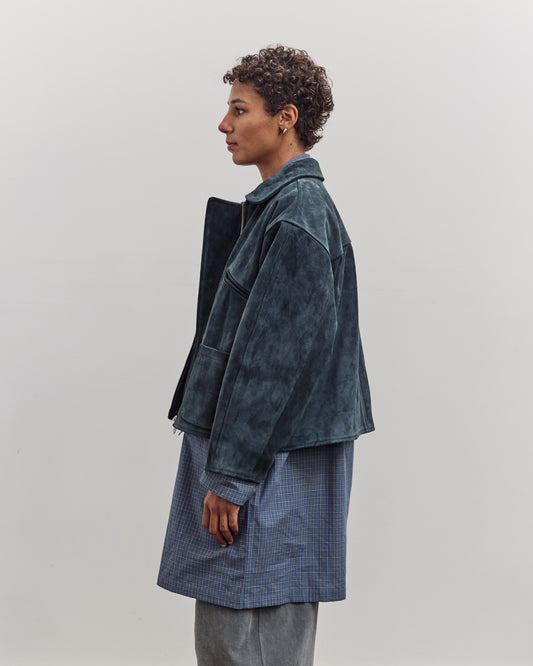 Suede Flying Jacket, Midnight