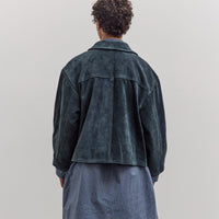 Suede Flying Jacket, Midnight