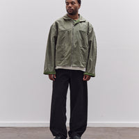 Cawley Waxed Cotton Flying Jacket, Sage