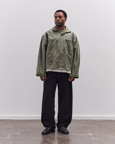 Cawley Waxed Cotton Flying Jacket, Sage