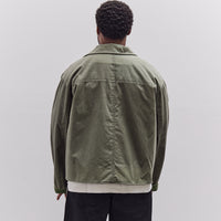 Cawley Waxed Cotton Flying Jacket, Sage