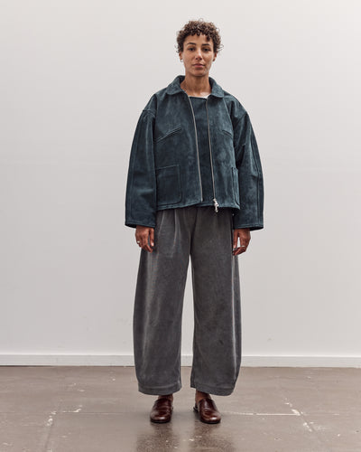 Suede Flying Jacket, Midnight