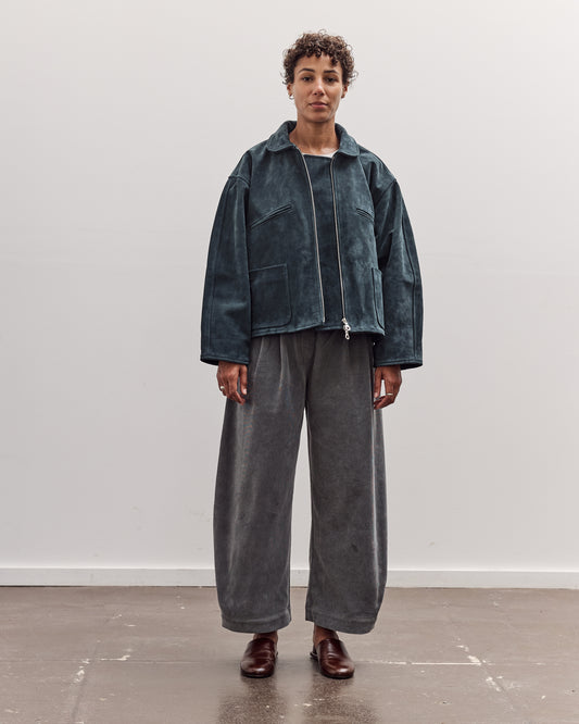 Suede Flying Jacket, Midnight