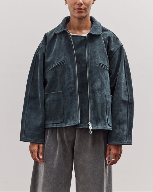 Suede Flying Jacket, Midnight