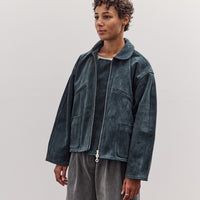Suede Flying Jacket, Midnight