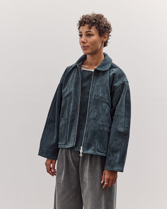 Suede Flying Jacket, Midnight