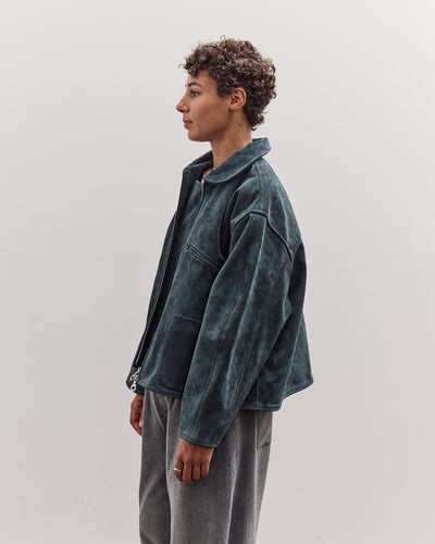 Suede Flying Jacket, Midnight