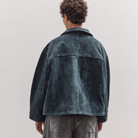 Suede Flying Jacket, Midnight