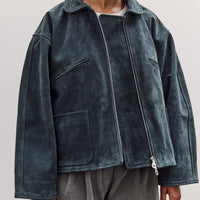 Suede Flying Jacket, Midnight