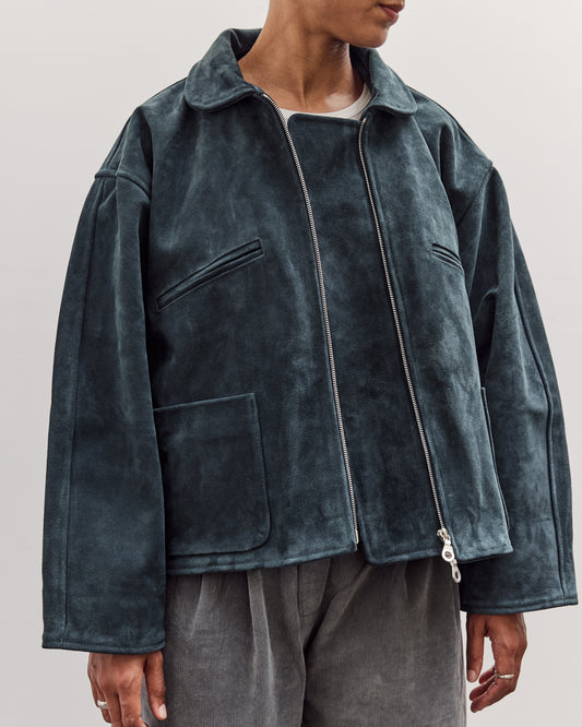 Suede Flying Jacket, Midnight